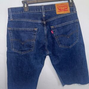 Levi's Men's Cut-off Blue Jeans